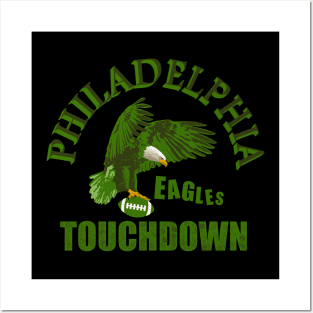 Philadelphia Eagles Touchdown Posters and Art